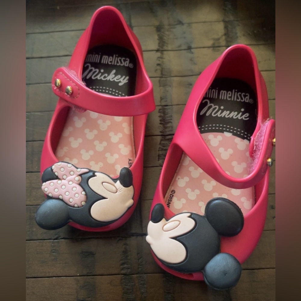 Mini Melissa Mickey and Minnie shoes